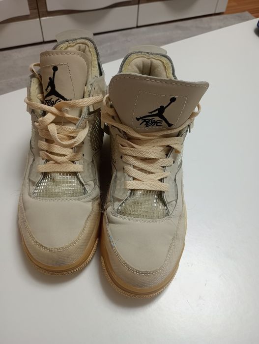 Jordan air retro 4 off white