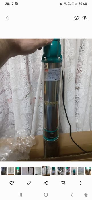 Pompă sumersibila inox 1,5kw,10 turbine,bobinajul pe cupru (RUSEASCĂ)