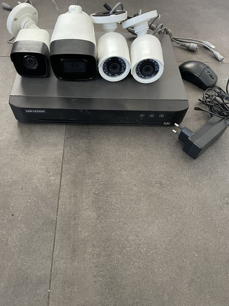 Kit Dvr si camere video Hikvision