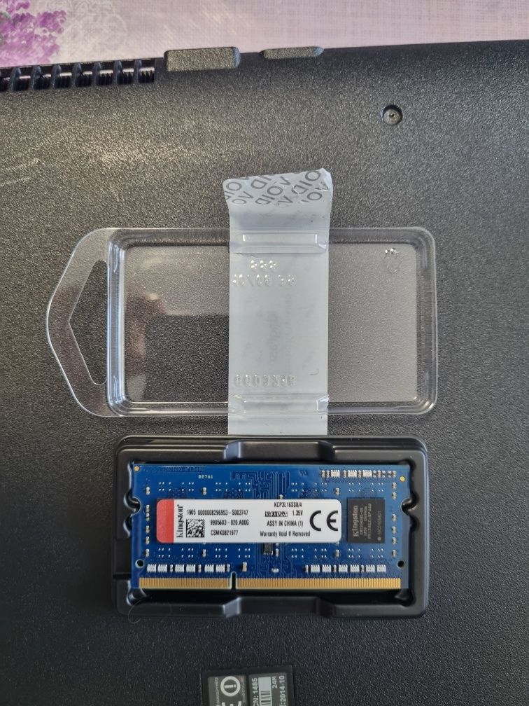 RAM DDR3L 4GB, 1600Mhz, 1.35v Kingston
