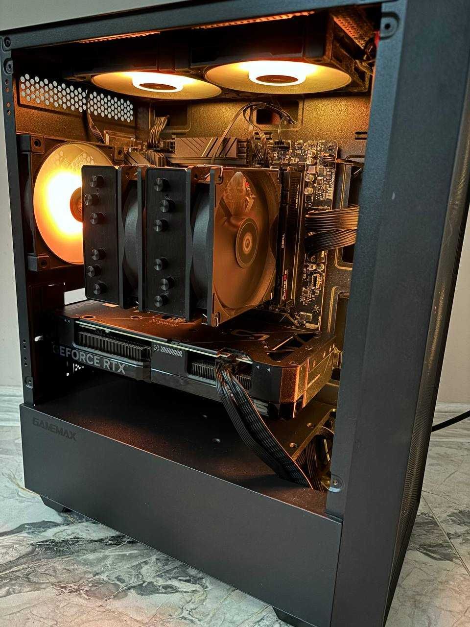 Мощен геймърски компютър RTX 4070 + Ryzen 5 7600X 32GB DDR5 1TB SSD
