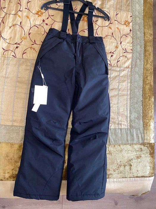 Штаны зимние, непромокаемые детские, на подтяжках