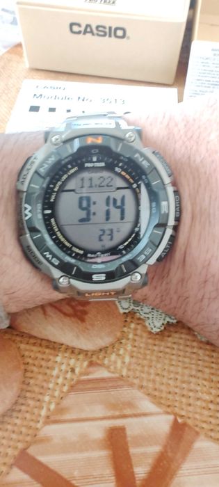 Casio pro trek prg-340t-7er в гаранция до 09.27г.