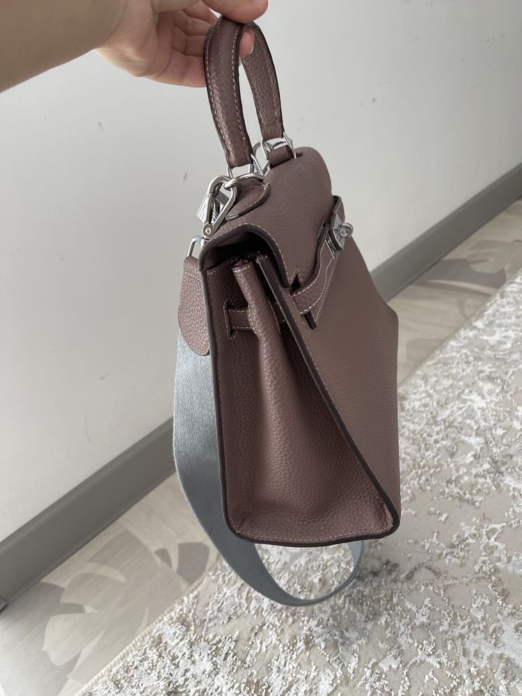 Продам сумку натуралку hermes kelly можно в каспи ред