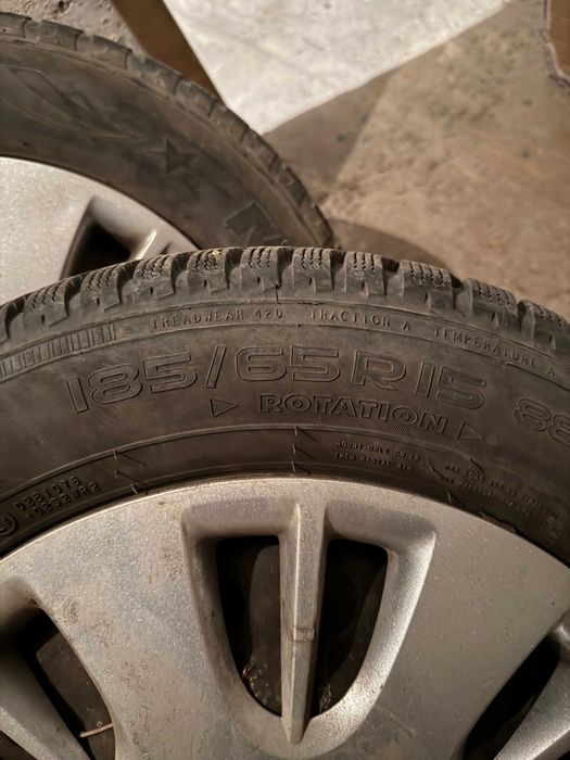 4  Roti Opel Astra cu anvelope de iarna R15/ 5 x 110