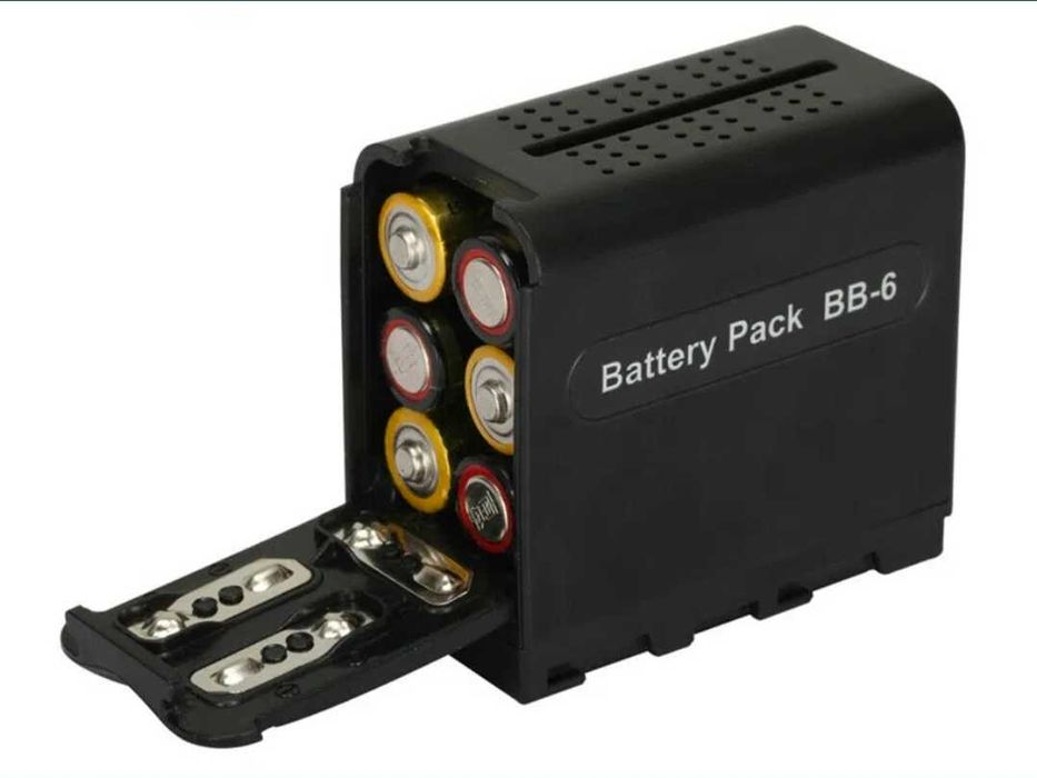 Adaptor np-f970 la acumulatori AA - ideala sony Lampa video foto f550