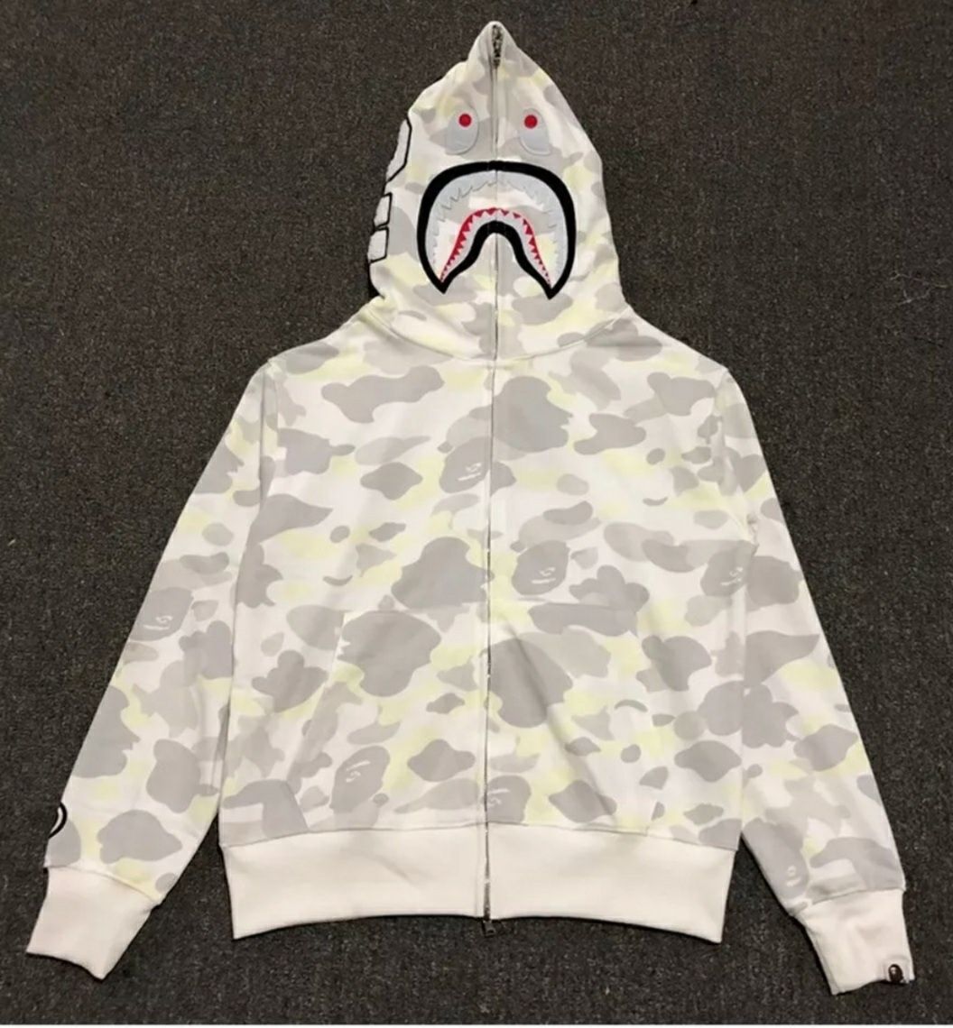 Zip-худи BAPE STORE акула
