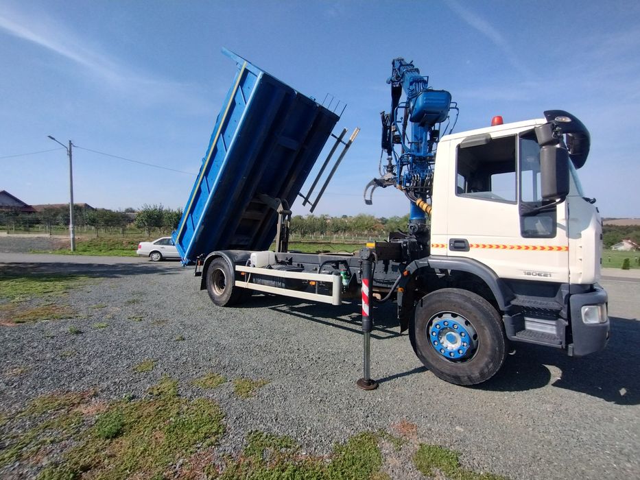 Iveco eurocargo basculabil si macara LOGLIFT Z