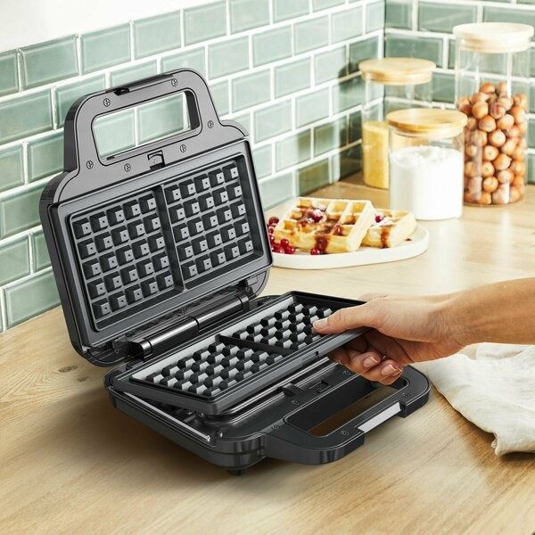 Электрическая мини вафельница 3в1 Tefal UltraCompact SW383D10 со смен