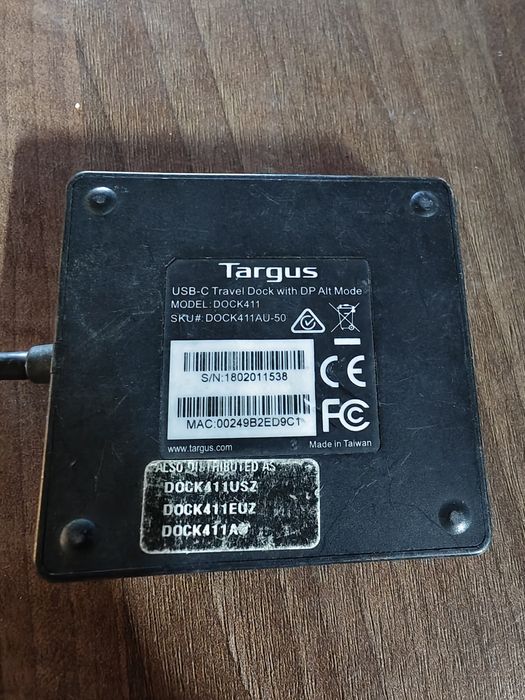 Adaptor TARGUS USB-C Dock 411