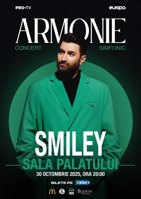 2 x Bilet concert Smiley Sala Palatului 30 Octombrie