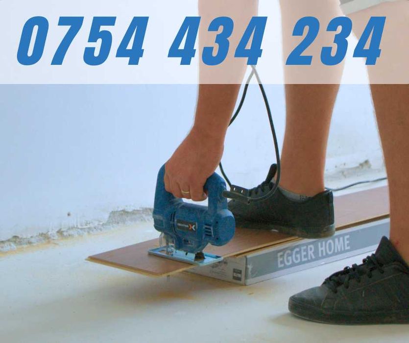 Montaj parchet cu meseriaș