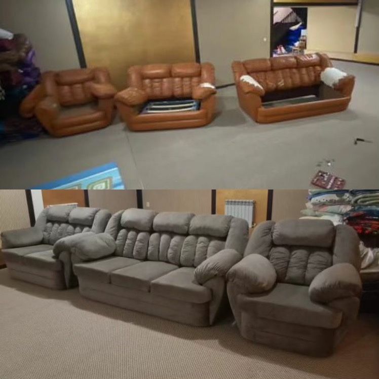 Реставрация мягкой мебели,диванов и стульев