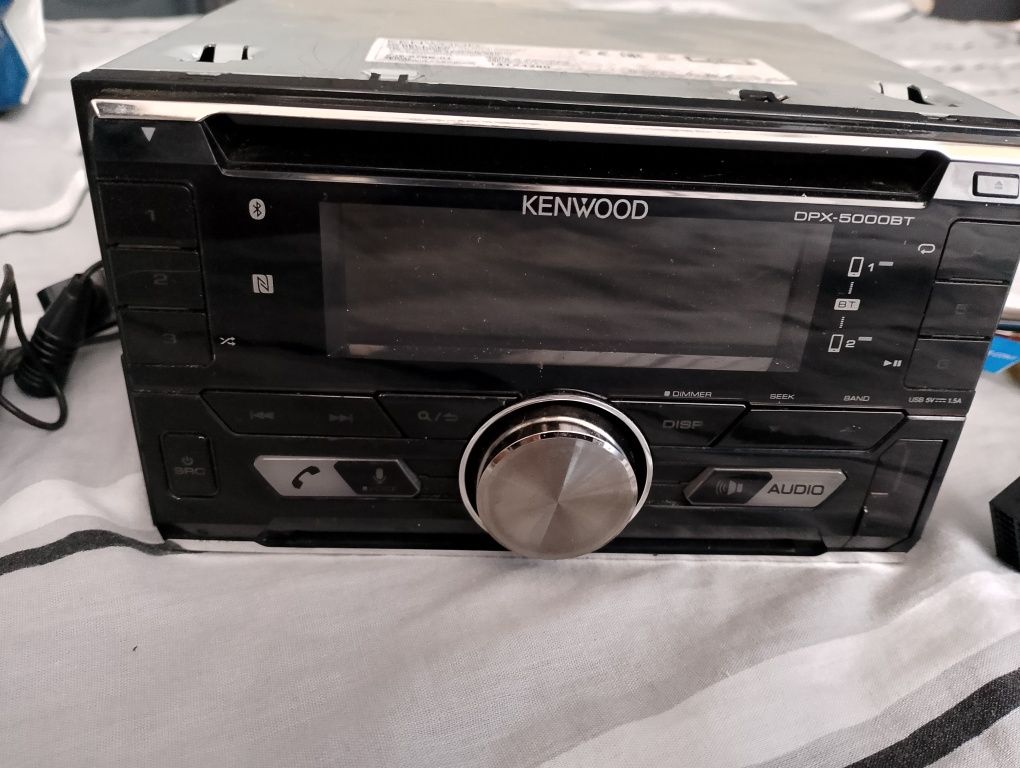 Kenwood DPX-5000BT 2-DIN авторадио с Bluetooth/USB/CD