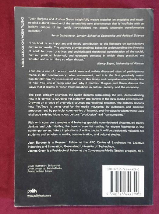 Youtube. Online Video and Participatory Culture