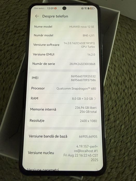 Huawei Nova 12 SE Black 256GB