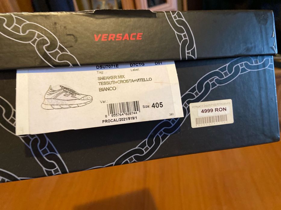 Versace chain reaction originali marimea 40.5