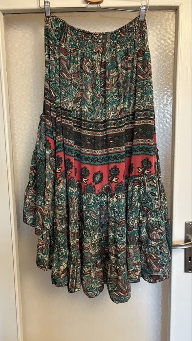 Асиметрична шарена пола р-р S/M