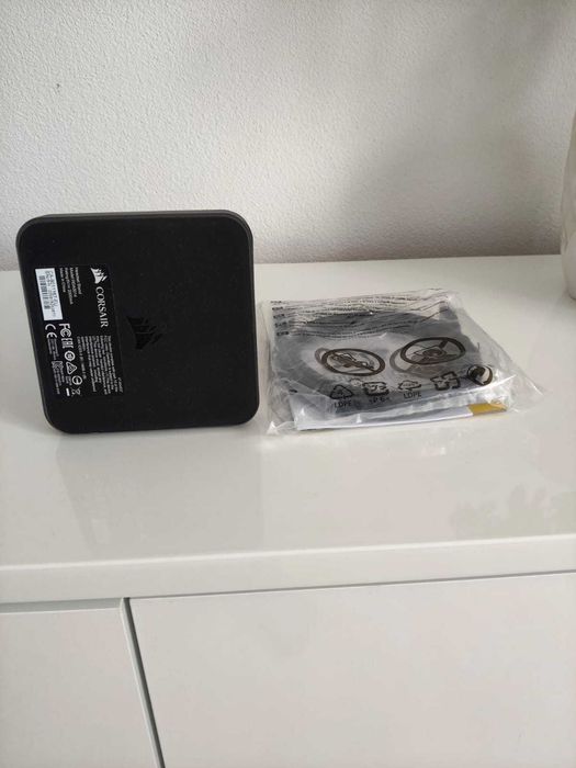 Stand casti gaming cu placa de sunet Corsair ST100 RGB, USB, Negru