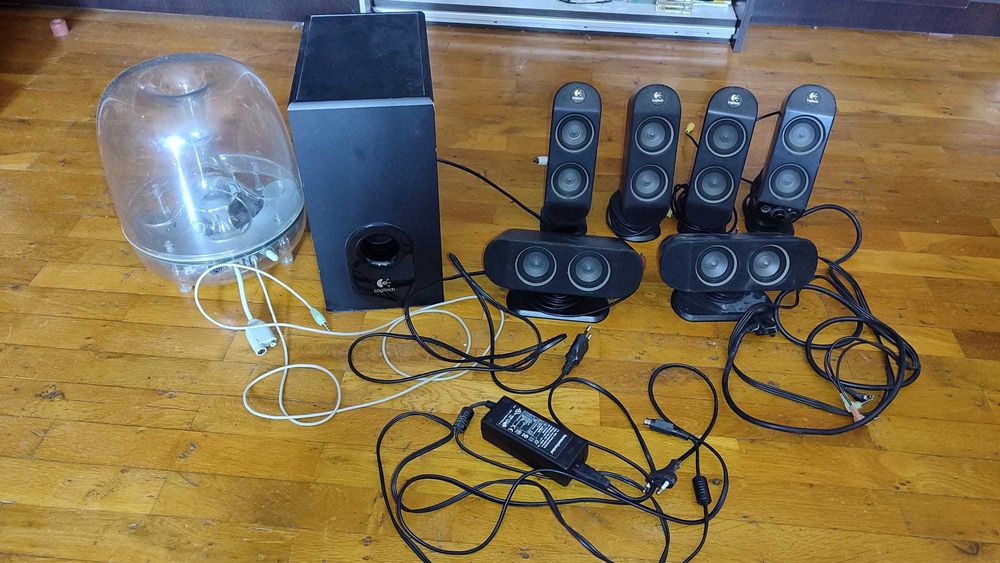 Boxe Logitech X 530 si Harman Kardon si altele