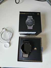Smartwatch Huawei Watch GT 2 Pro, Night Black, Curea piele maro