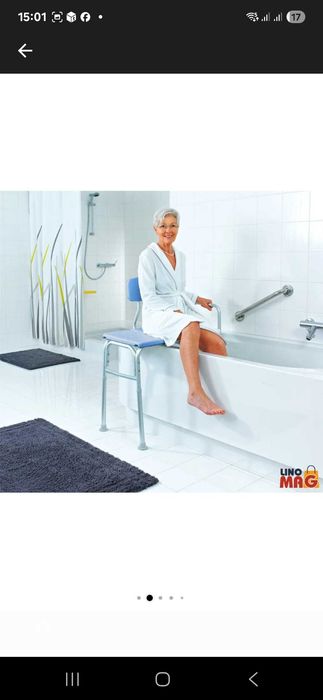 Scaun de baie tip banca