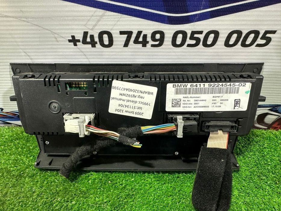 Panou comanda clima ac climatronic bmw seria 3 e90 e91 e93 2004-2012