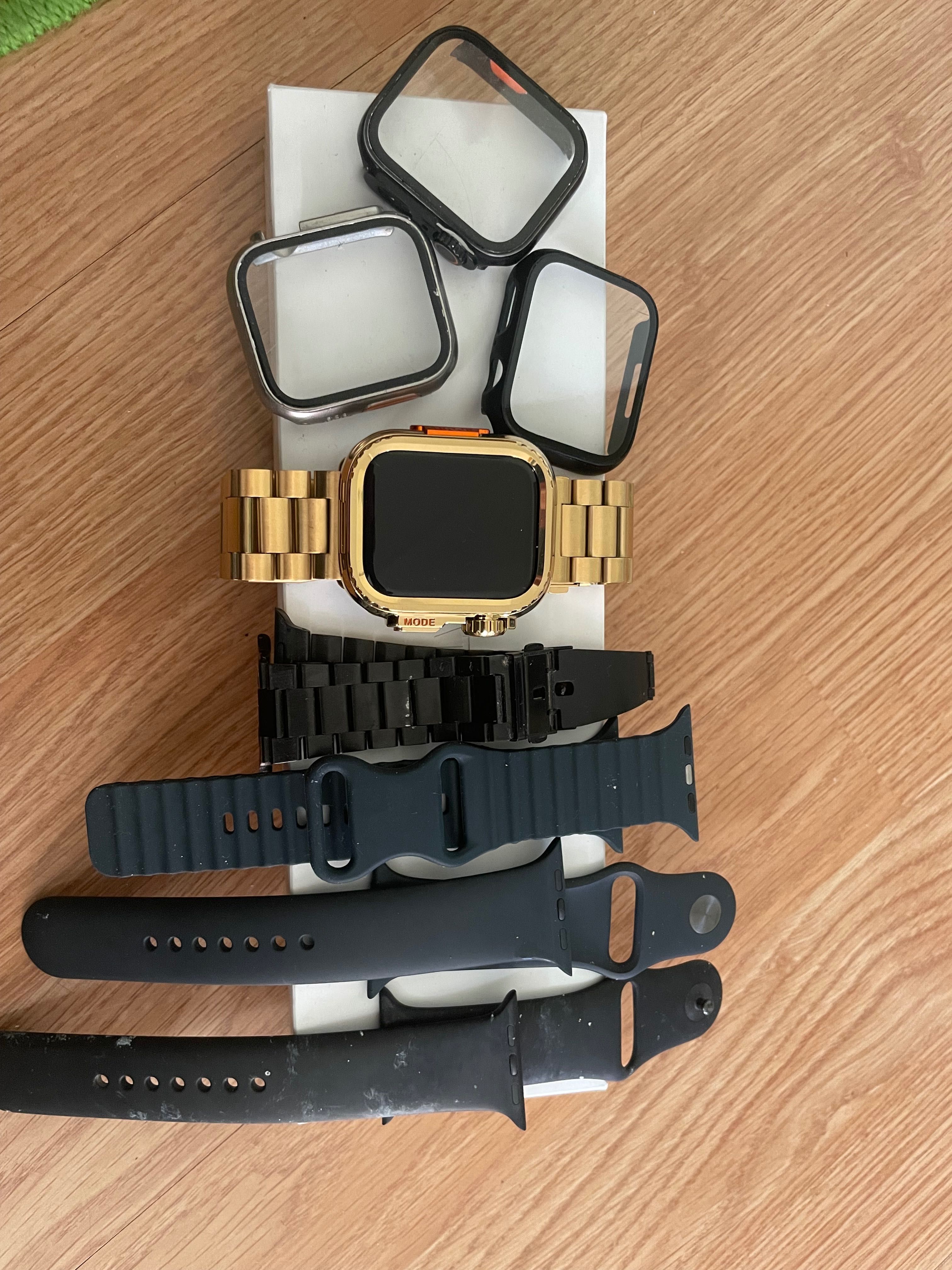 Vând Apple Watch 9 midnight aluminium case 45 mm