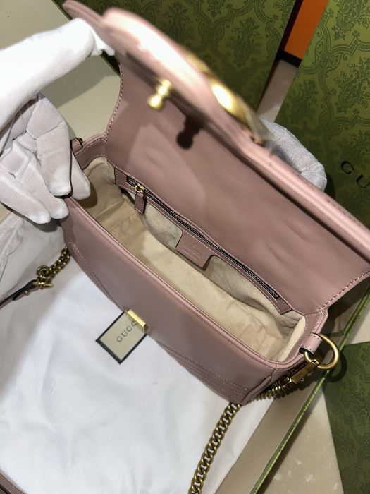 Geanta dama gucci marmont 26cm dusty pink