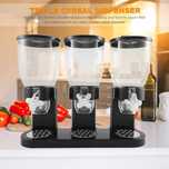 Dispencer(dozator) cereale 3 compartimente, 2L, REDUS de la 400RON