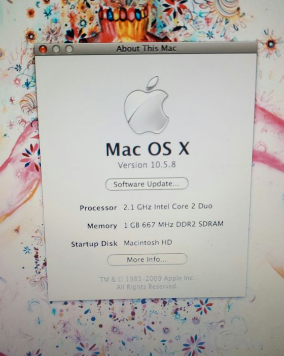 Laptop Apple MacBook A1181 – perfect functional