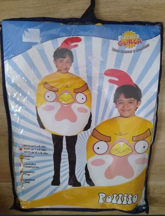 Costum Angry Birds/ Pollito 5-12 Ani NOI