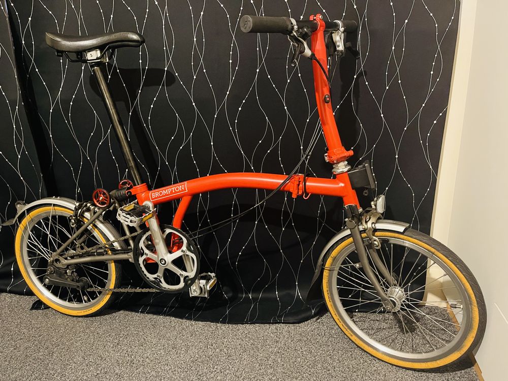 Bicicleta Pliabila Brompton Titanium