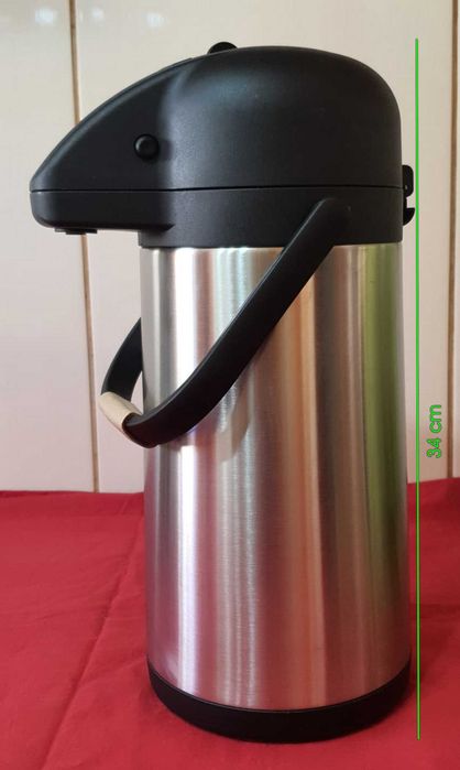 Termos din inox cu pompă - 2,2 litri