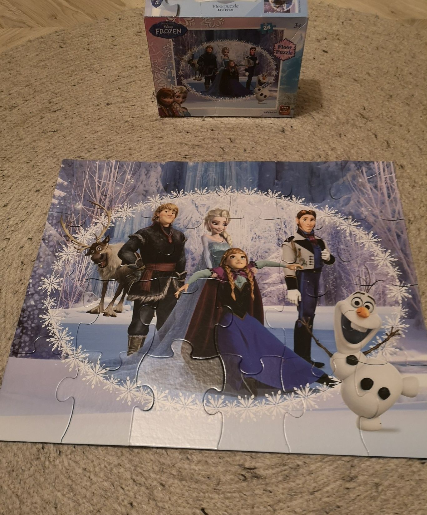 Jucarii/puzzle King floor puzzle Frozen 24 piese, 3+ani