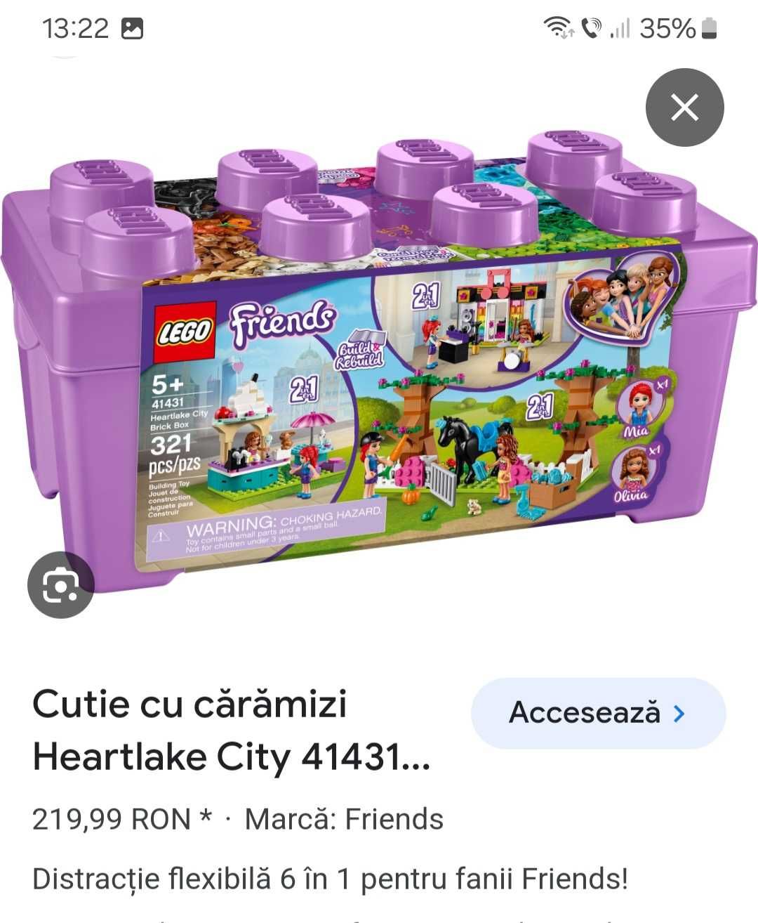 Lego friends 5ani+! Fara cutie!