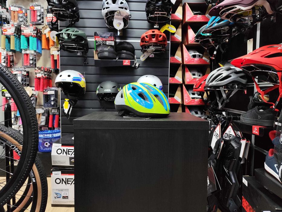 Casca Force LARK Pentru Copii FLUO/ALBASTRU M (54-58 CM)