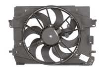 GMV radiator electroventilator Dacia Lodgy, 2012-, Dokker, 2012-, Duster, 2010-2017, motor 1.2 TCE, 1.6, benzina, 1.5 dci, diesel, 385 mm; 2 pini, fara pre-rezistor,