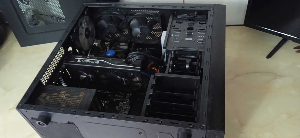 i5 7400 16gb Ddr4 RX 470 8GB/256 Ssd+hard pc calculator gaming unitate