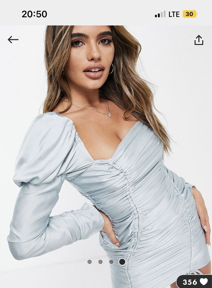 Rochie Asos de satin noua