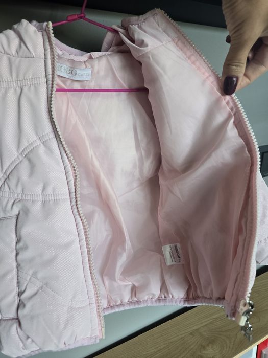 Детско яке в розов цвят