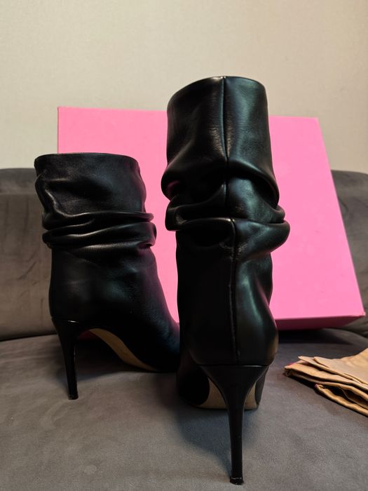 Botine cu toc Paris Texas