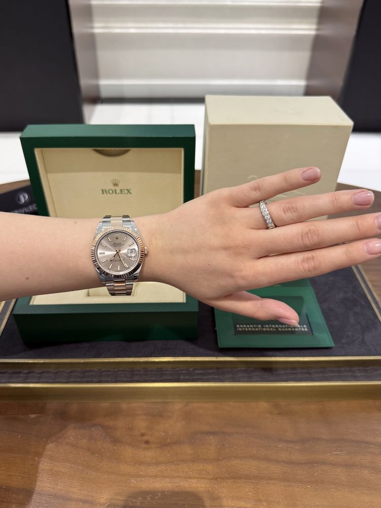 Rolex Datejust 41mm Steel and Everose Gold 126331