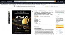 Ssd ORICO NVMe de 4TB SSD M.2, PCIe 4.0X4 , 7200MB/s