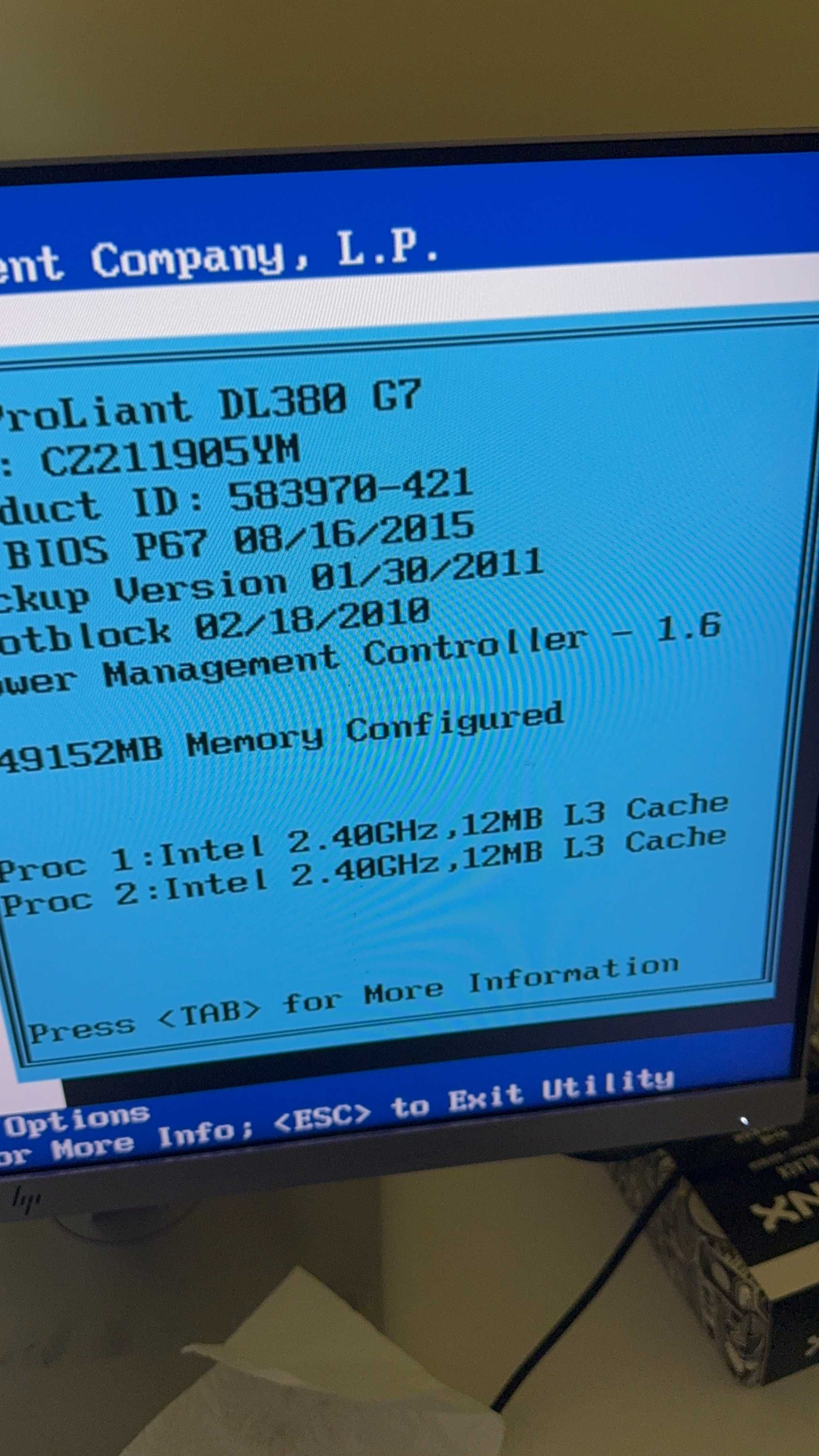 2x сървъри HP ProLiant DL380 G7, 44 GB RAM, 1 TB RAID Storage, fiber