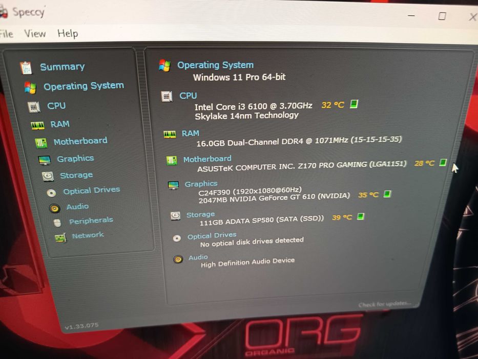 Kit light gaming, gen 6 Skylake, Core i3 6100 + Asus Z170 Pro gaming