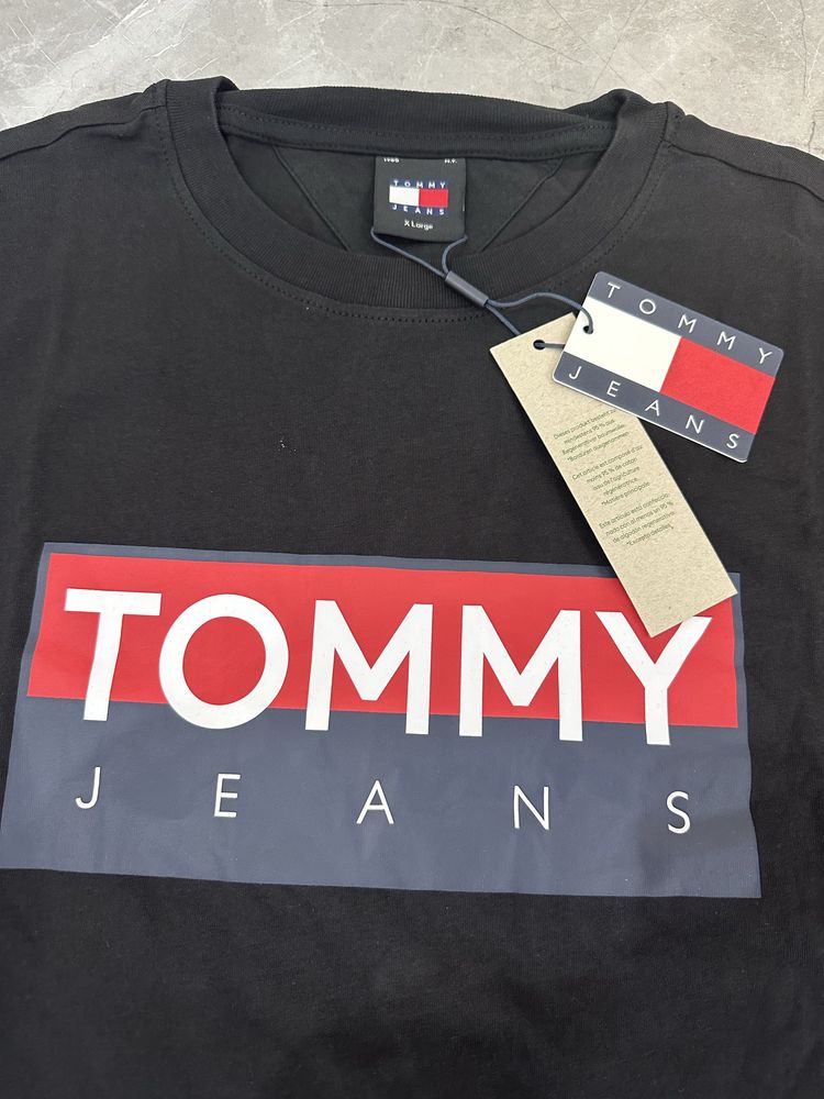 Tricouri Tommy Hilfiger Black Jeans Originale