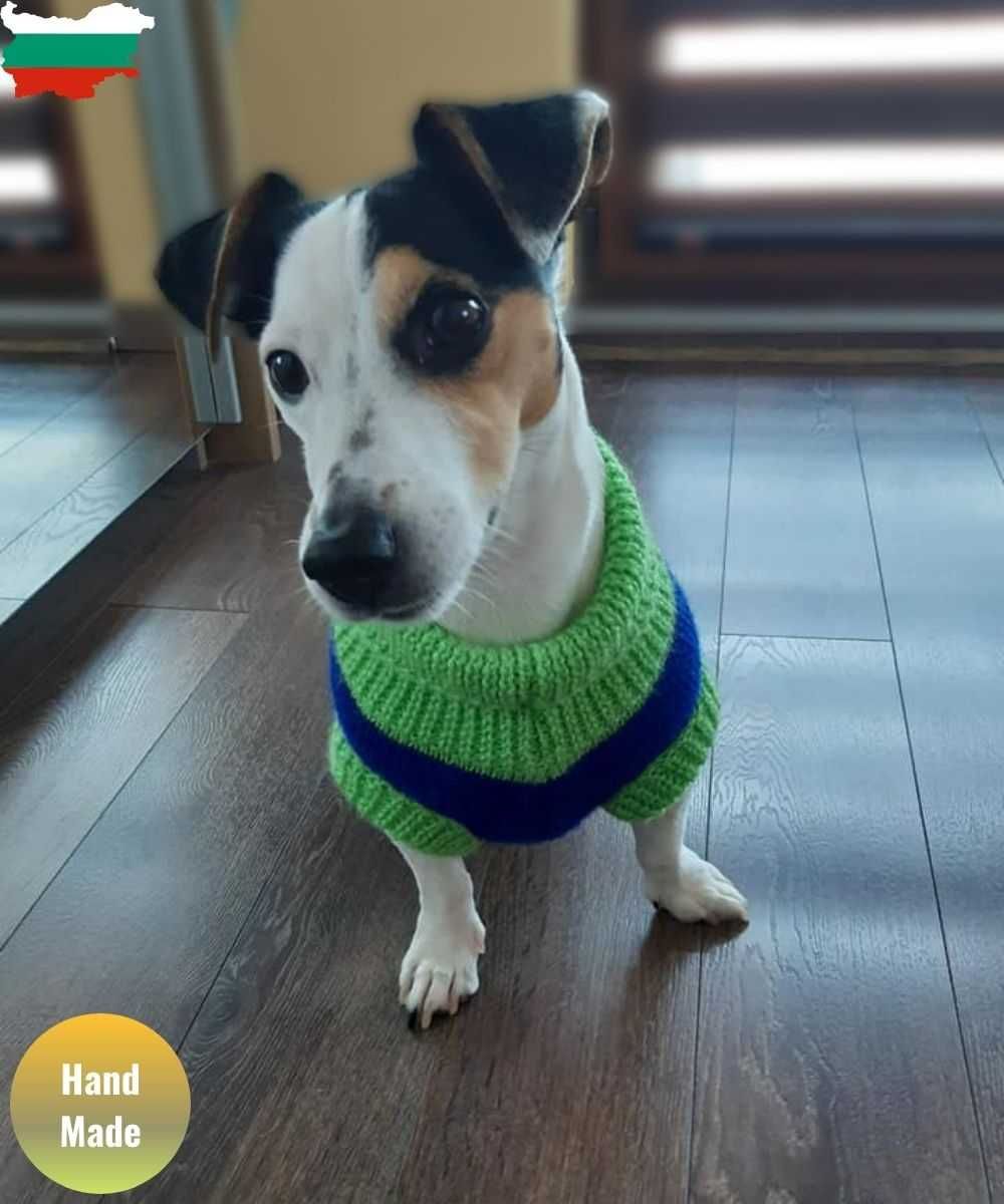 дреха за куче, пуловер за куче, кучешка дреха, плетена дреха за куче