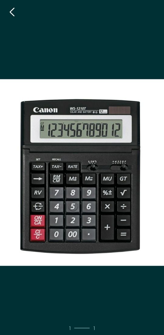 Calculator de birou cu afisaj inclinat