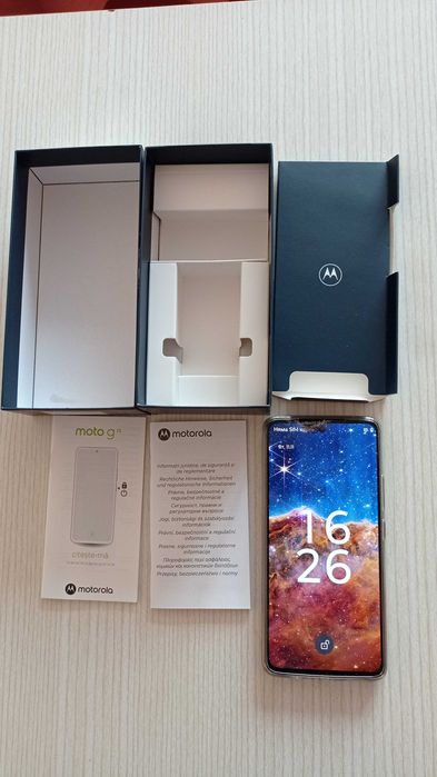 Motorola G72 256 GB със счупен екран + подарък гръб и адаптер